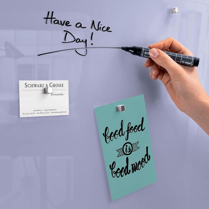 Image du produit Sigel Tableau magnétique en verre Artverum (Tableau magnétique, 48 x 48 cm)