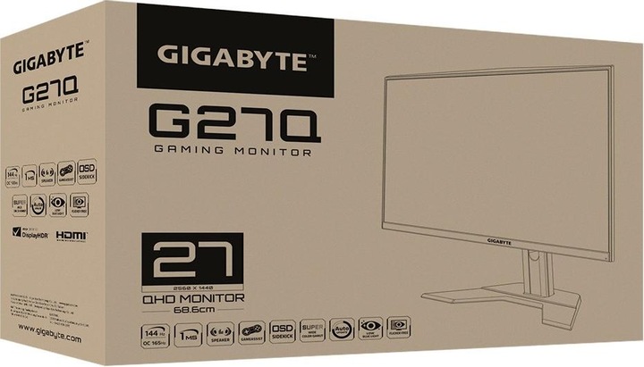Produktbild Gigabyte G27Q (2560 x 1440 Pixel, 27")