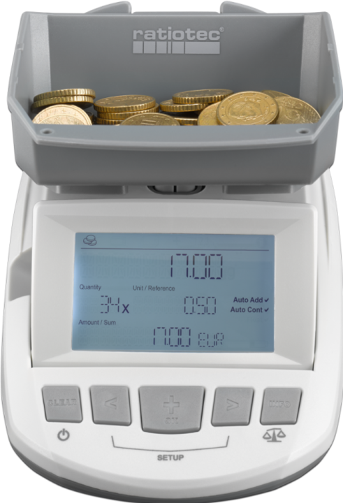Actual product image ratiotec Money Scale RS 1000 (Made in Germany) (Bank note counter)