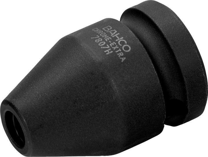 Produktbild Bahco Verbindungsteil 1/2"-Vierkantantrieb zu 1/4"-Sechskant-Bithalter, in phosphatierter Ausführung, 3 (Innenvierkant)