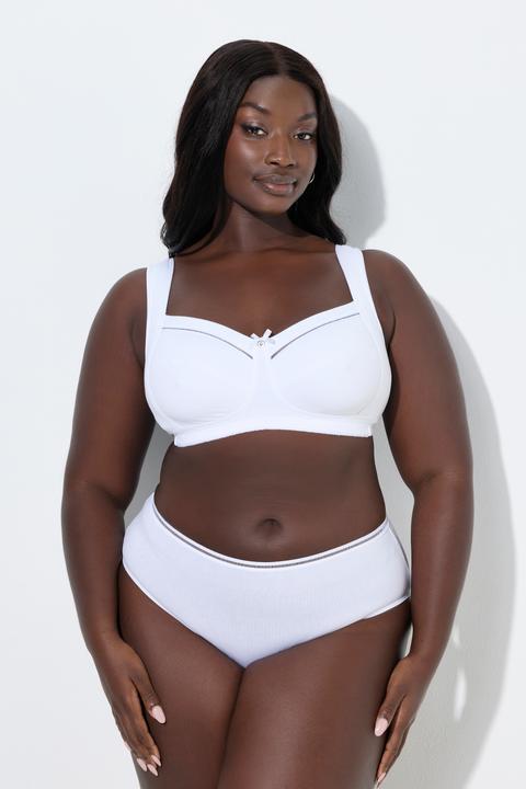 Actual product image Ulla Popken Openwork Lace Detail Relief Bra (100 E)
