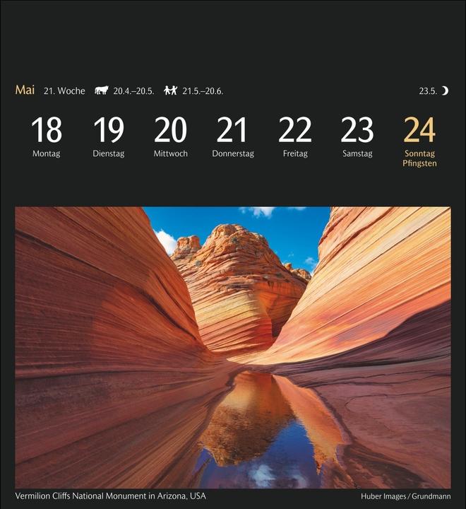 Image du produit Harenberg Die Welt in Farben Postkartenkalender 2026 - Kalender mit 53 Postkarten (Couverture rigide, Allemand)