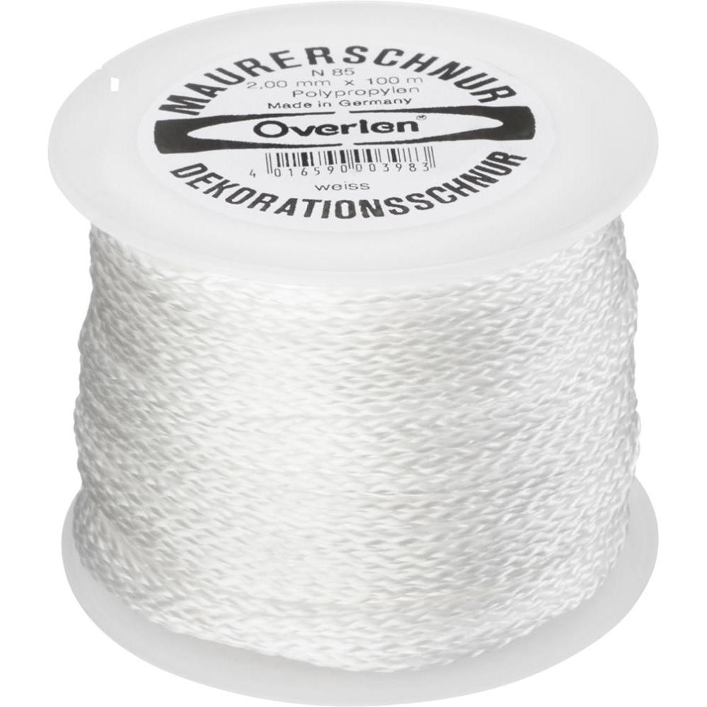 Thumbnail - HP Autozubehör, Seil, Maurerschnur Länge 100 m Ø 2 mm 65 kg Polypropylen weiss (100 m)