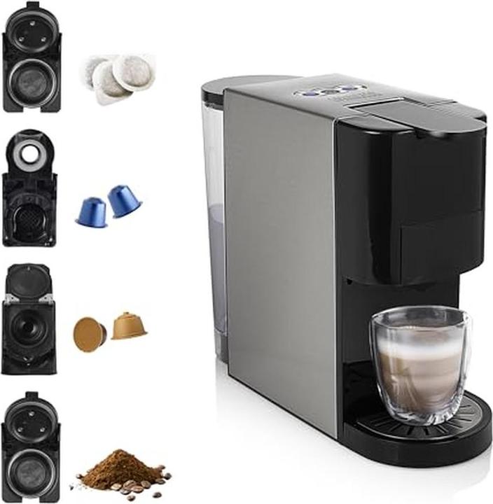 Productafbeelding Princess 249450 Multi Capsule Filter-Koffiezetapparaat - Staal 4-in-1 - Geschikt voor meerdere koffiesoorten