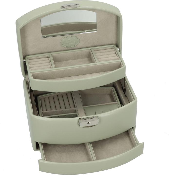Actual product image Windrose 803692.14 - Automatic jewellery case with travel insert Merino Moda sage