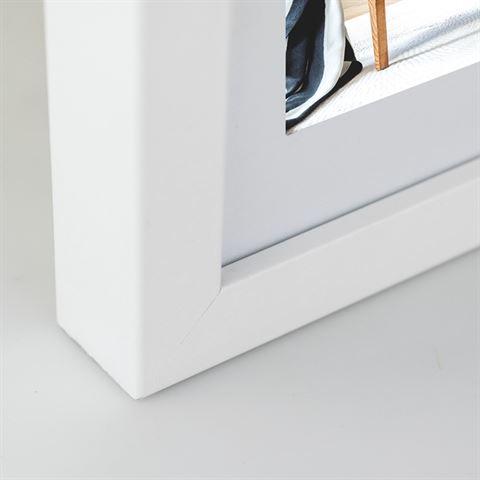 Produktbild ZEP Bilderrahmen V5920W Niki White 15x15 / 20x20 cm (15 x 15 cm, 20 x 20 cm)