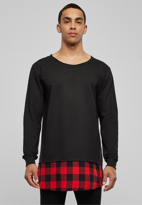 Produktbild Urban Classics Long Flanell Bottom Open Edge Crewneck (XL)