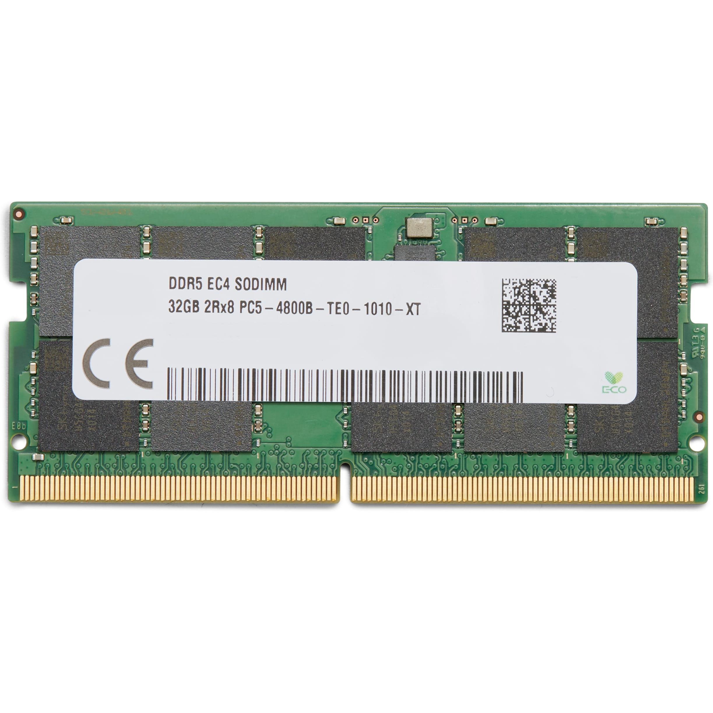 HP 32GB DDR5 4800 R ECC SODIMM 262PIN (1 x 32GB, 4800 MHz, DDR5-RAM, SO-DIMM), RAM