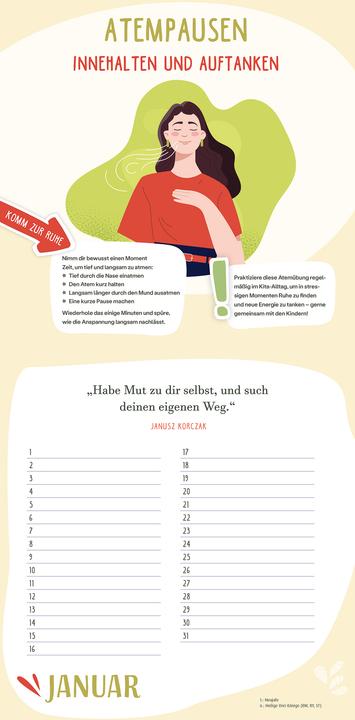 Produktbild Immerwährender Teamkalender. Für ein gutes Miteinander