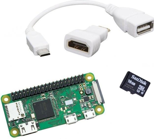 HutoPi Raspberry Pi 0 WH - Budget Kit