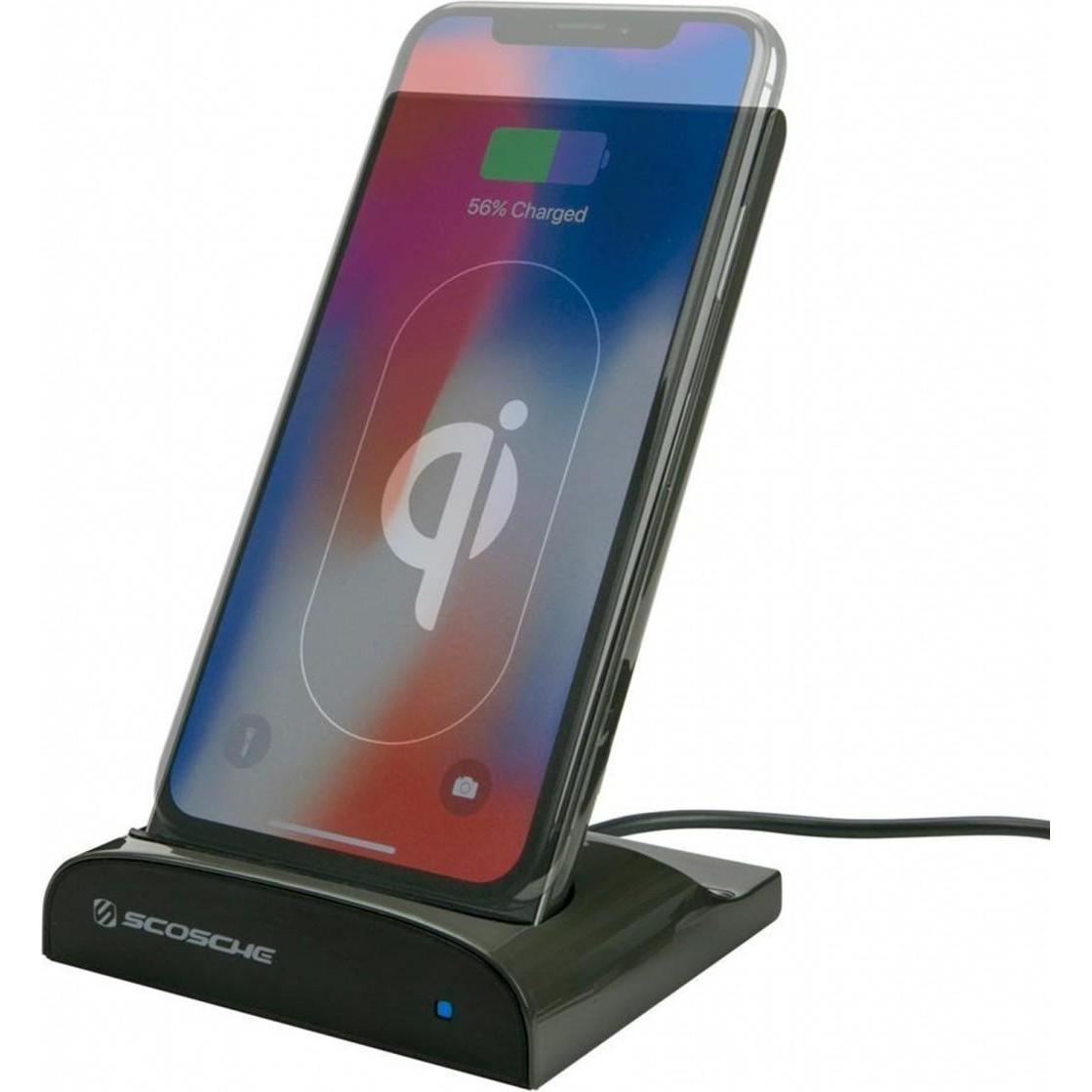 Scosche QiDock Powerbank (5000 mAh, 12 W), Powerbank, Schwarz
