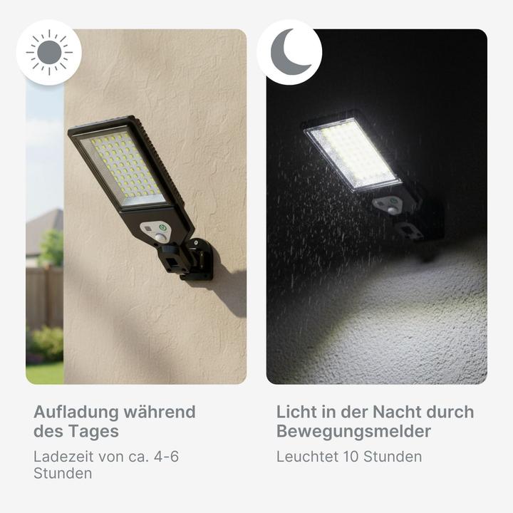 Produktbild Hermex LED Solar Fassadenbeleuchtung (750 lm, IP65)
