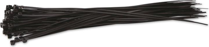 Actual product image KSS Range of cable ties polyamide 6.6, black, 368x4.8, UV-resistant, 100 pcs. (Plastic cable ties, 368 mm, 100 pcs.)
