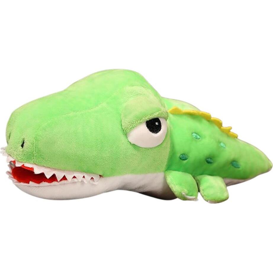 Lean Toys Grüne Krokodil-Maskottchenpuppe aus Plüsch, 30 cm (30 cm)
