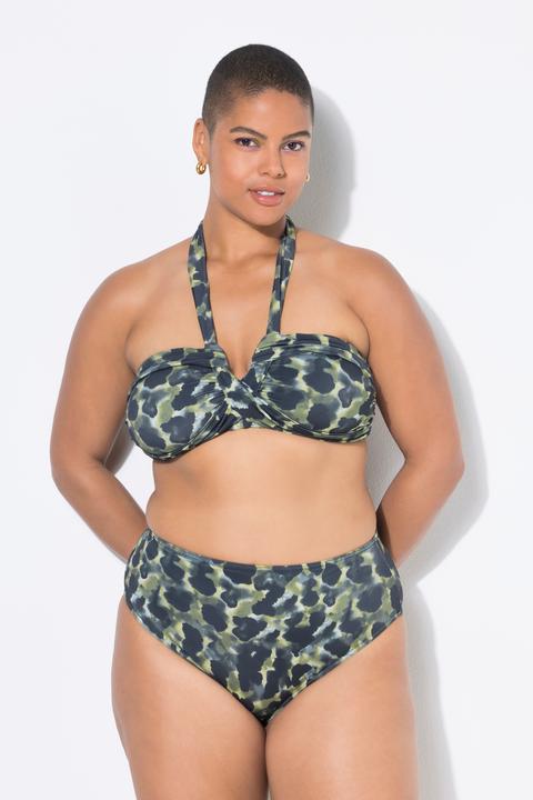 Image du produit Studio Untold Bas de bikini, taille haute et imprimé camouflage (48)
