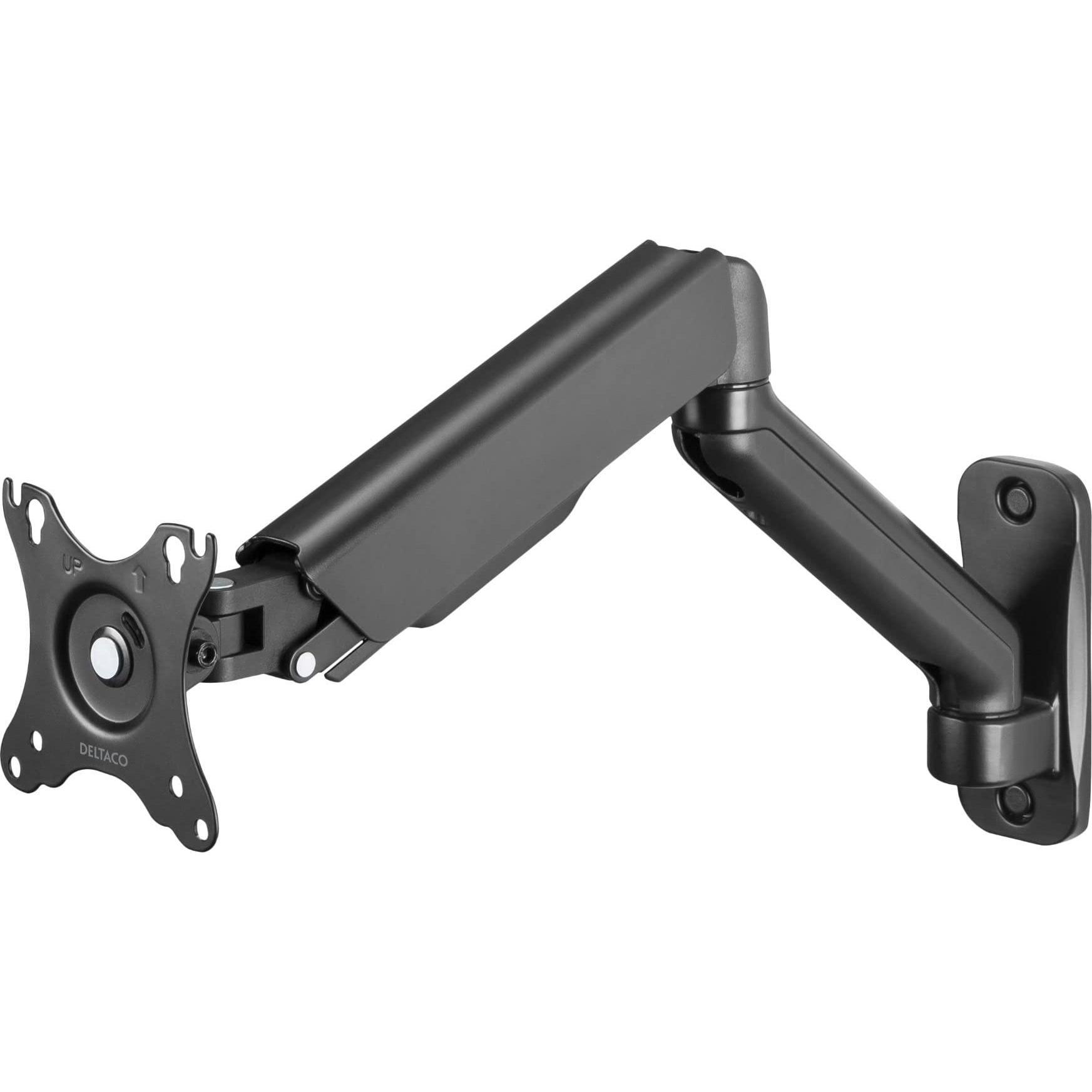 Deltaco ARM-0360 (Wand, 32"), Monitor Halterung, Schwarz