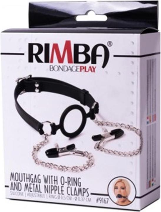 Produktbild Rimba Mundknebel mit O-Ring und Nippelklemmen