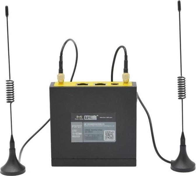 Actual product image Four-Faith F3827 - 2G/3G/4G GPRS/LTE & WCDMA Router