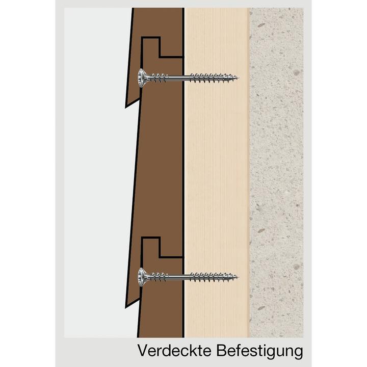 Actual product image Spax Fassadenschraube A2 Linsensenkkopf 8mm Fraesrippen T-Star Plus T20 Fixiergewinde 4cut (100 Screws per piece, 4.5 x 70 mm)