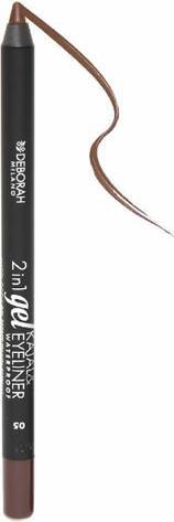 Actual product image Deborah Milano 2In1 Gel Kajal & Eyeliner Waterproof No 05 (5)