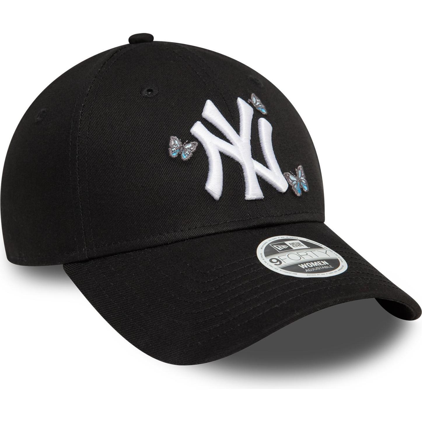 New Era, Damen, Cap, 9Forty Damen Cap - Butterfly New York Yankees, Schwarz