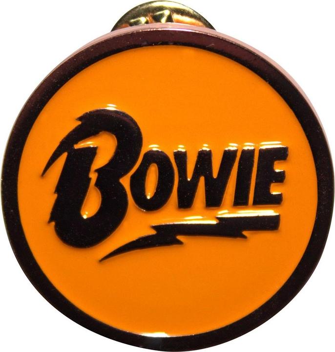 Produktbild David Bowie KreisLogoAbzeichen ZinkLegierung Nadel
