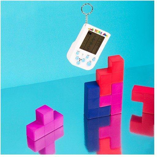 Produktbild Fizz Creations Tetris Mini Retro Handheld Videospiel-Schlüsselanhänger