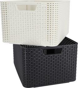 Productafbeelding Curver Stijlvolle mand (1 x, 43,5 x 32,5 x 23 cm)