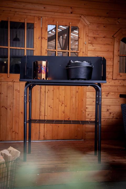 Produktbild Grillfürst Dutch Oven Station / Dutch Oven Tisch mit Windschild