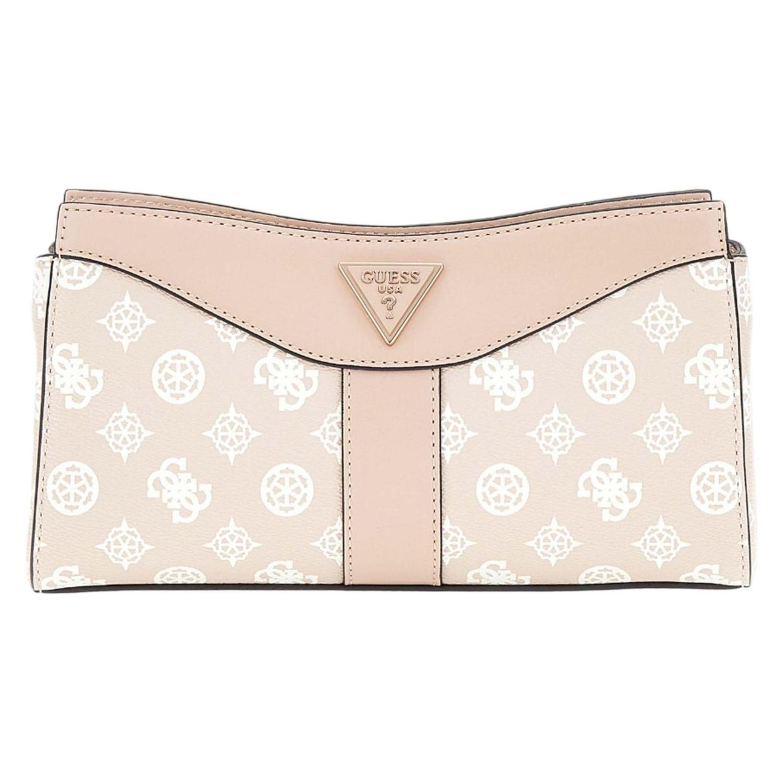 Guess, Damen, Handtasche, Dorys Top Zip Crossbody Bag, Beige
