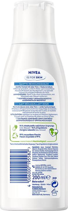 Immagine prodotto NIVEA Sanfte Reinigungsmilch (Lozione detergente, 200 ml)