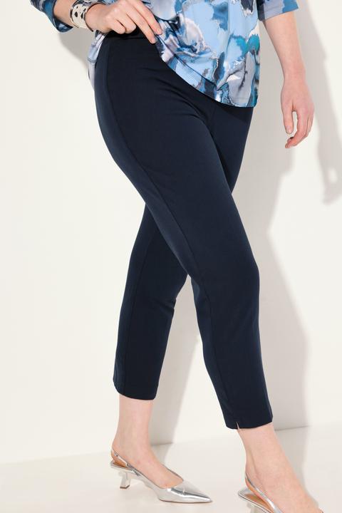 Actual product image Ulla Popken Cropped Stretch Blend Elastic Waistband Pants (54)