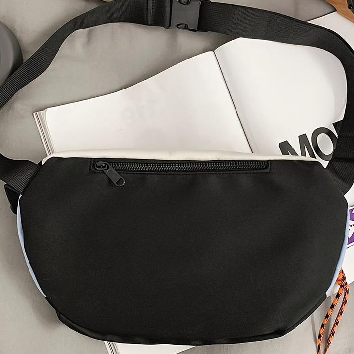 Image du produit Only-Bags.Store Sac de poitrine décontracté avec pendentif, sac à bandoulière de style urbain, sac à bandoulière