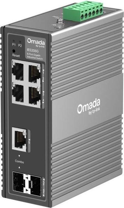Produktbild TP-Link IES206G – Omada 6-Port Gigabit Industrie-Switch mit einfacher Verwaltung (6 Ports)