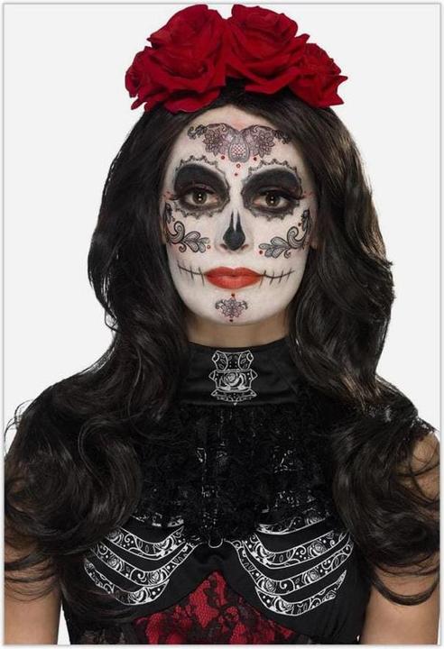 Produktbild Smiffys Makeup Set: Tag der Toten (Künstliche Wimpern)