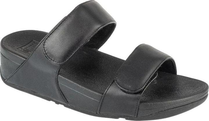 Actual product image Fitflop Lulu Adjustable Leather Slippers Dames (41)
