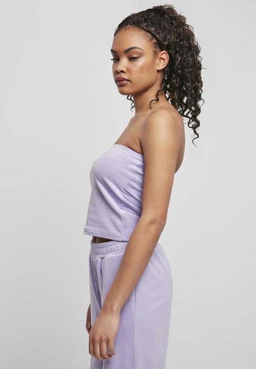 Image du produit Urban Classics Ladies Short Velvet Tube Top (L)