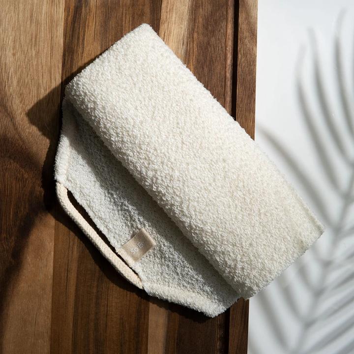 Actual product image ECO Bath and Shower Back Scrubber White