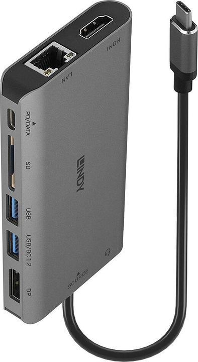 Produktbild Lindy DST-Mini XT (USB-C, 8 Ports)