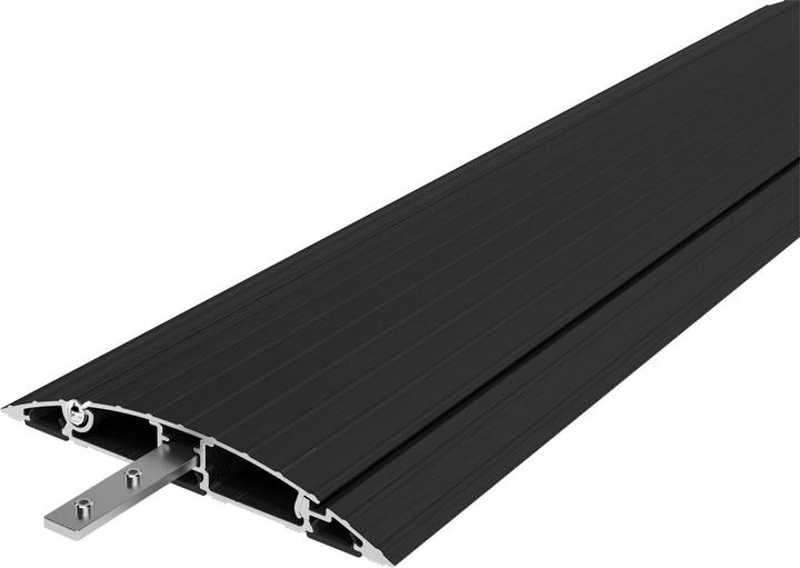 Image du produit Dataflex Addit Kabelbrücke aufklappbar gerade 180 cm (31.433), schwarz (Pont de câbles, 180 cm)
