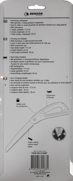 Produktbild Benson Garden Astsäge 39 cm