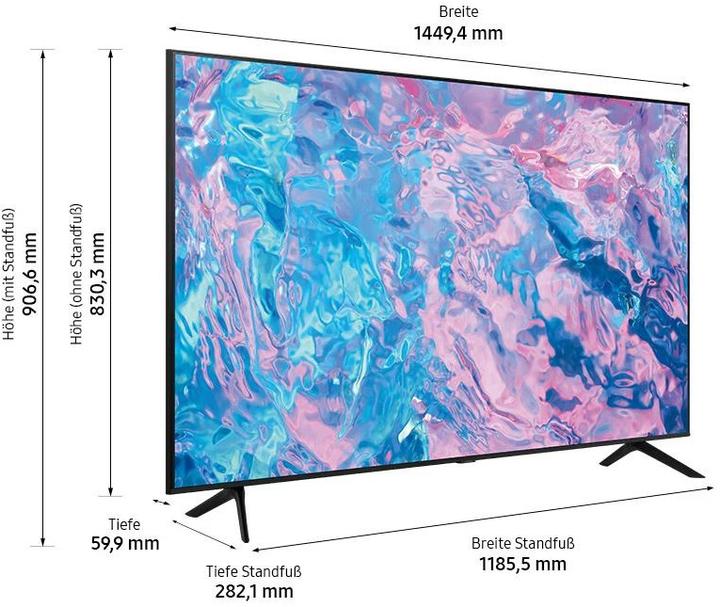 Actual product image Samsung UE65CU7170 (65", CU7170, LED, 4K, 2023)
