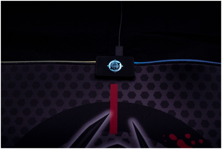 Actual product image Zeroground MP-1900G SHINTO Extreme V2.0 RGB Gaming Mouse Pad 350x250mm