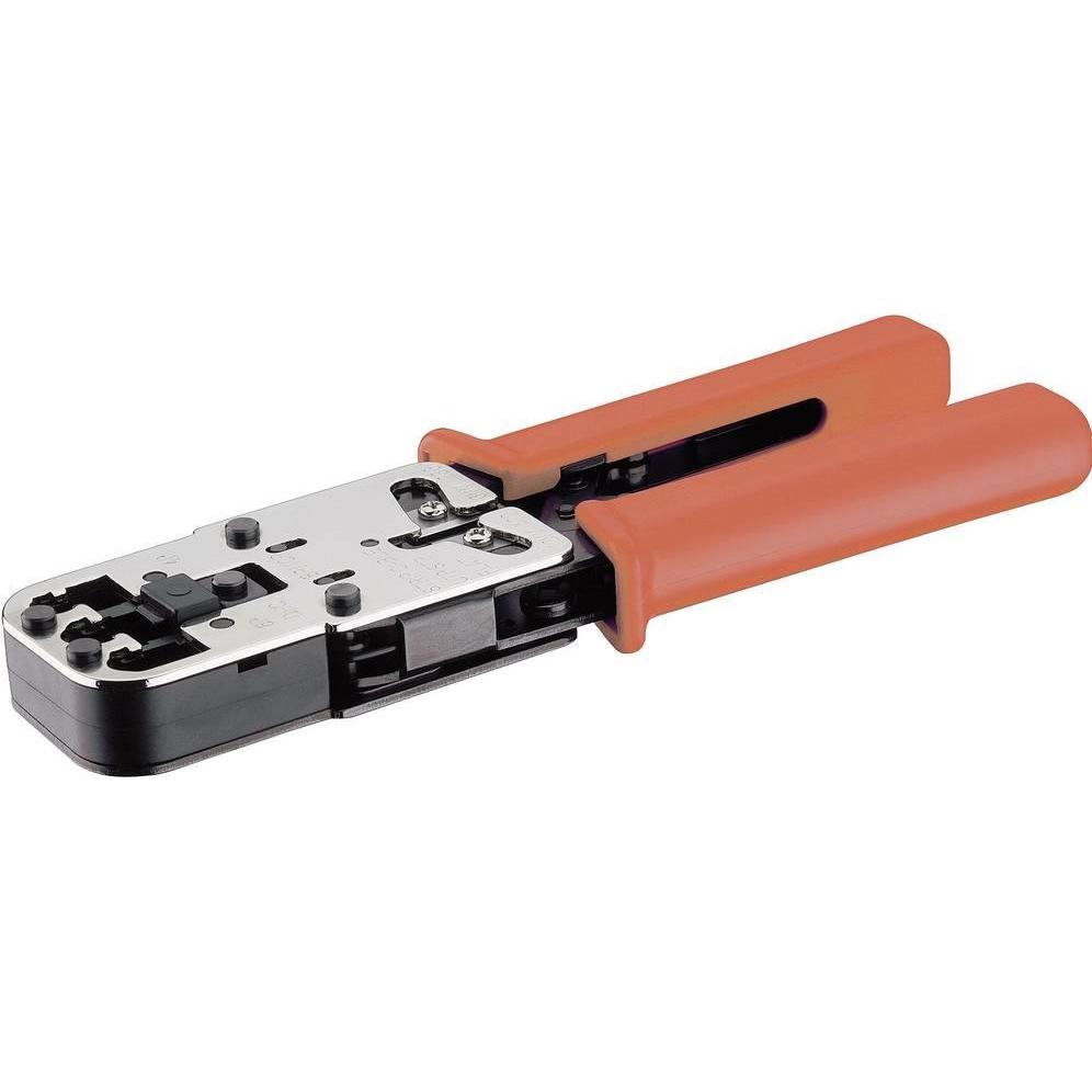 Lumberg, Zange, ZP25-3 ZP25-3 Crimpzange Modularstecker (Westernstecker) RJ10, RJ12, RJ14, RJ48 (200 mm)
