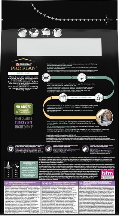 Produktbild Purina ONE PP LIVECLEAR Kttn Truthahn 1,4 kg (Junior, 1 Stk., 1400 g)