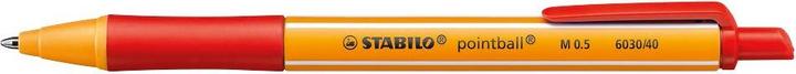 Image du produit STABILO Stylo à bille pointball en plastique recyclé (Rouge, 10x)
