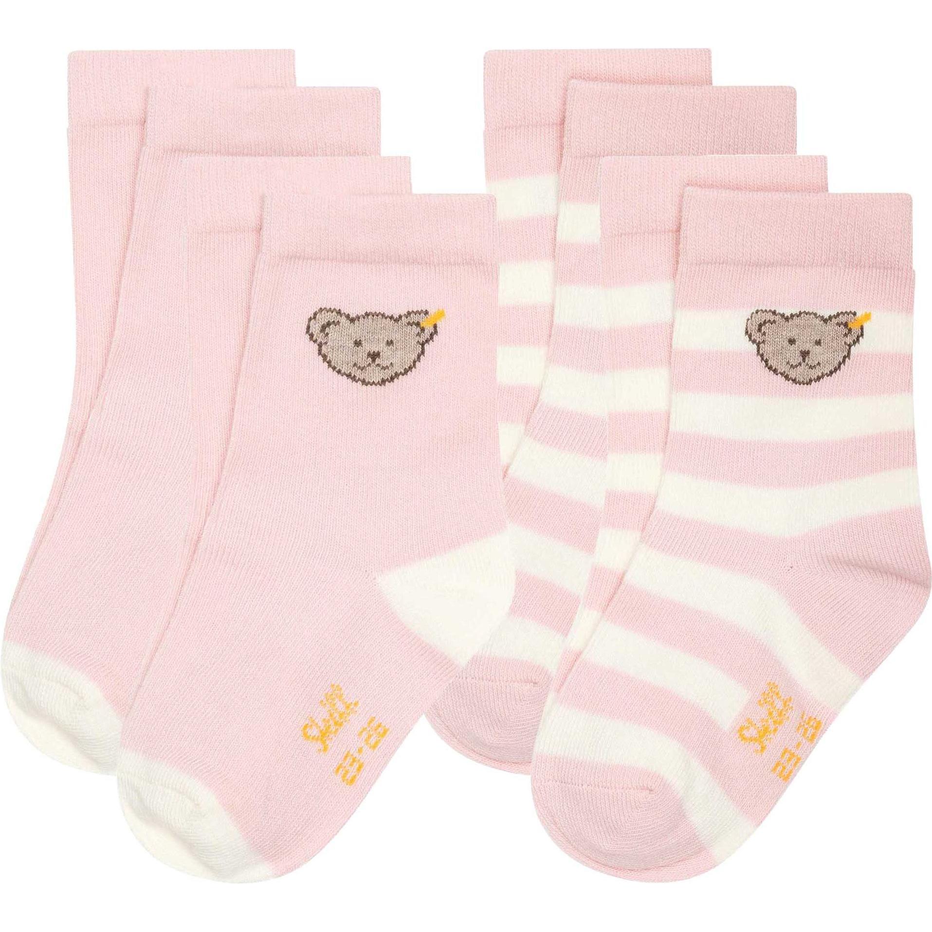 Steiff, Herren, Socken, Socken Casual, Rosa, (4er Pack, 27 - 30)
