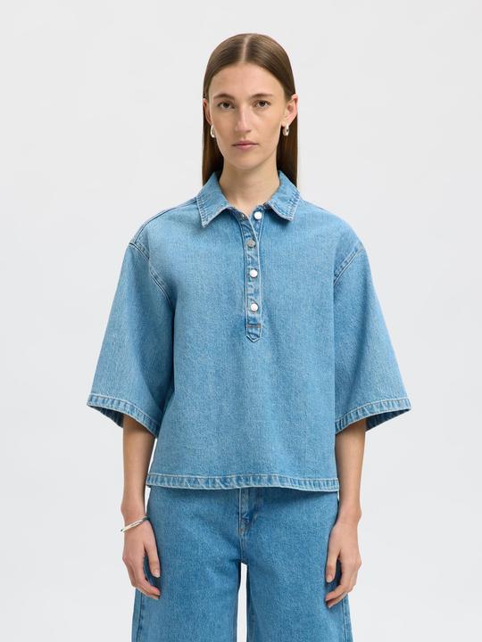 Produktbild Selected Femme Denim Poloshirt (40)