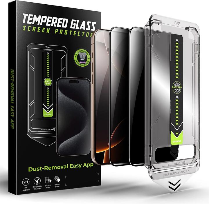 Produktbild Techsuit TitanGlass FullCover (2 Stück, Apple iPhone 15 Pro Max)