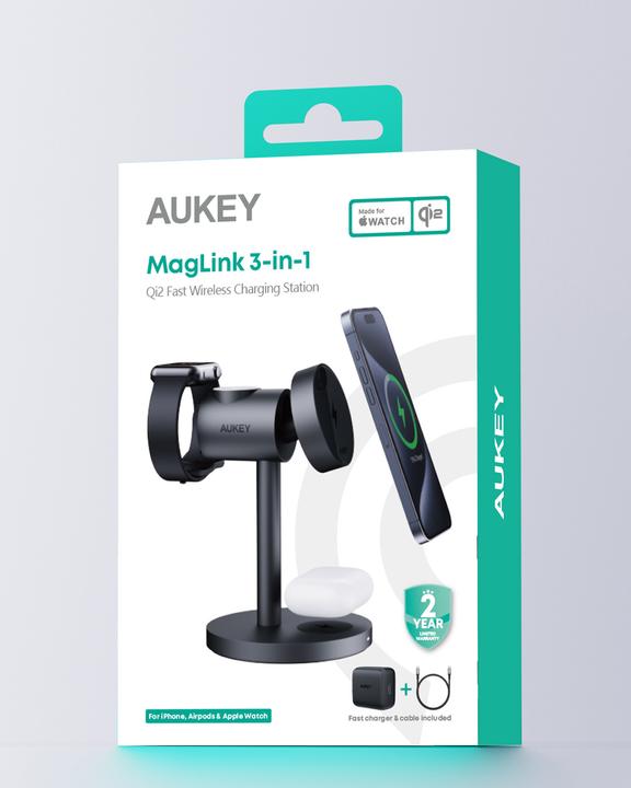 Produktbild Aukey MagLink 3-in-1 (15 W)